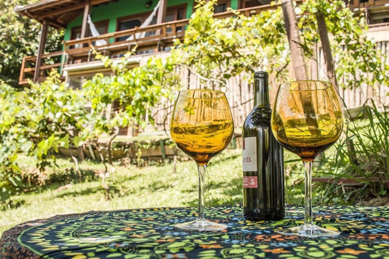 Casa Com Piscina E Incrivel Vista Para Lagoa Garopaba Eksteriør bilde